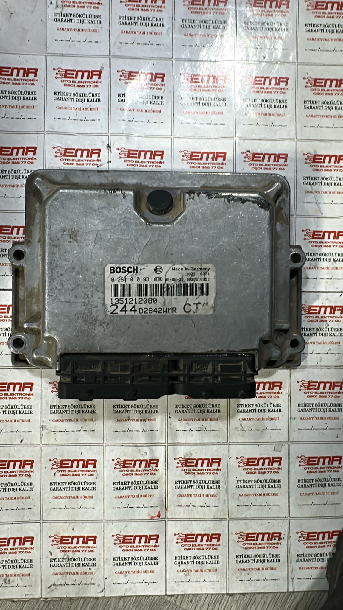 FİAT DUCATO CITROEN JUMPER PEUGEOT BOXER 2.8 DİZEL MOTOR BEYNİ 0281010931